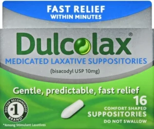 Dulcolax Fast Relief Suppositories – 16 Count