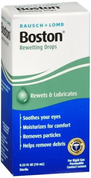 Boston Conditioning & Rewetting Drops – For Contact Lenses