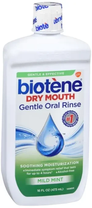 Biotene Mild Mint Dry Mouth Oral Rinse – 16 oz