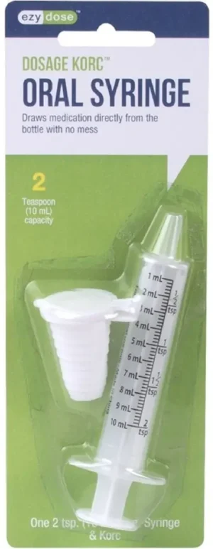 Easy-Dose Oral Syringe with Dosage Korc Adapter