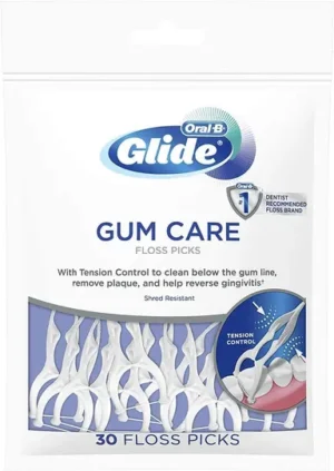 Premium Dental Floss Picks – Clinical Care, 30 Pack