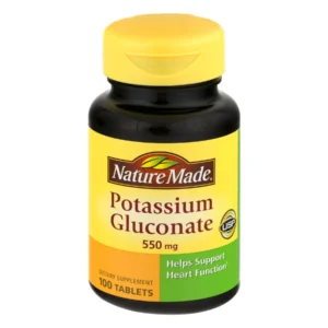 Nature Made Potassium Gluconate 550mg – 100 Tablets