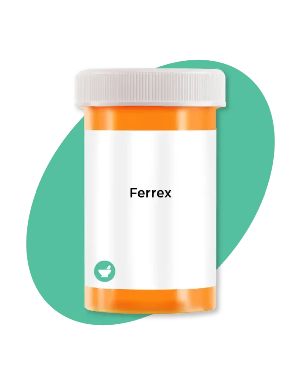 Ferrex 150 Forte Plus Iron & Vitamin Capsules – 90 Count