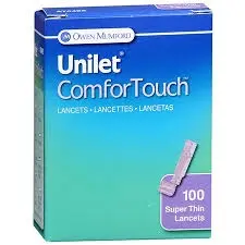 Unilet Comfort 30G Sterile Lancets – 100 Count