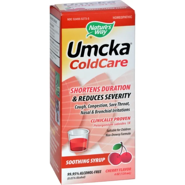 Nature’s Way Umcka ColdCare Cherry Flavored Syrup – 4 fl oz