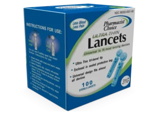 Ultra Thin 31G Twist Lancets – 100 Count | Pharmacist’s Choice