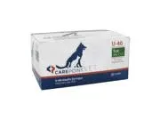 Carepoint Veterinary U-40 Insulin Syringe 29G, 1cc, 1/2" – Pack of 100