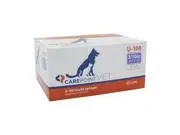 CarePoint U-100 Veterinary Insulin Syringes 29G 3/10cc with 1/2" Needle – Pack of 100