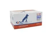 CarePoint Veterinary U-100 Insulin Syringes 31G 3/10cc with 5/16" Needle & Half Unit Markings – Pack of 100