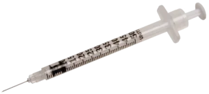 CarePoint U-100 Veterinary Insulin Syringes 29G 1/2cc with 1/2" Needle – Pack of 10