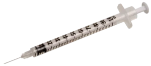 Carepoint Veterinary U-100 Insulin Syringe 29G, 1cc, 1/2" – Pack of 10